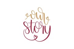 Our Story SVG Cut File Product Image 1