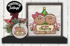 Our First Christmas-Gingerbread Sublimation Product Image 1