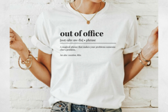Funny Office Definition Wall Art, Office Decor SVG, PNG. Product Image 3