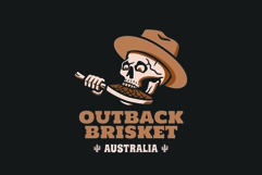 Outback Brisket Logo Template Product Image 2