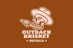 Outback Brisket Logo Template Product Image 4