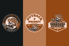 Outback Brisket Logo Template Product Image 5