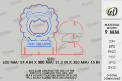 3D Outdoor Game Laser Cut. Kids Activity SVG. Feed the lion Product Image 2