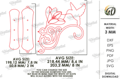 Outdoor Wall Bracket Laser Cut. Hanging SIgn SVG Product Image 3