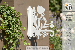 Outdoor Wall Brackets Bundle Laser Cut. Hanging SIgn SVG Product Image 10