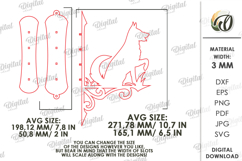 Outdoor Wall Bracket Laser Cut. Hanging SIgn SVG Product Image 2