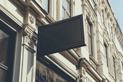 Sign Board Mockup on Building Wall Product Image 1