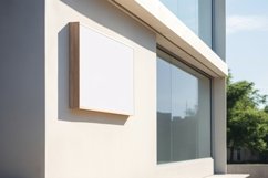 Wall Mounted Sign on Building Mockup Product Image 1