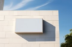 Sign Board Mockup on Building Wall Product Image 1