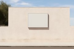 Sign Board Mockup on Wall Product Image 1