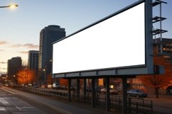 Roadside Billboard Sign Mockup Outdoor Signage Product Image 1
