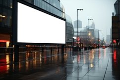 Roadside Billboard Sign Mockup Outdoor Signage Product Image 1