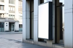 Sign Board Mockup on Building Wall Product Image 1