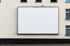 Sign Board Mockup on Building Wall Product Image 1