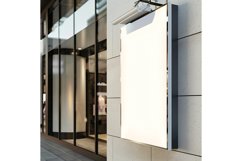 Sign Board Mockup on Building Wall Product Image 1