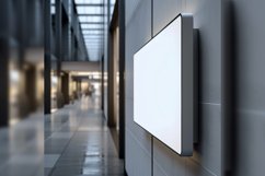 Sign Board Mockup on Building Wall Product Image 2