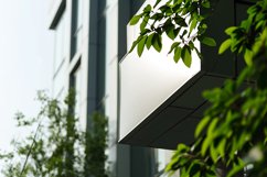 Sign Board Mockup on Building Wall Product Image 2