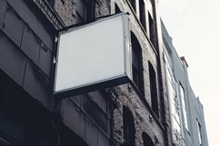 Wall Mounted Sign on Building Mockup Product Image 1