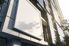 Sign Board Mockup on Building Wall Product Image 1