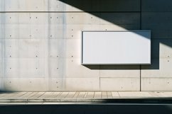Sign Board Mockup on Building Wall Product Image 1