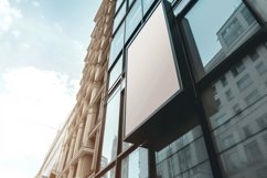 Wall Mounted Sign on Building Mockup Product Image 1