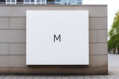 Sign Board Mockup on Building Wall Product Image 2