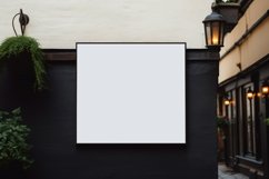 Sign Board Mockup on Wall Product Image 1