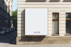 Sign Board Mockup on Building Wall Product Image 2