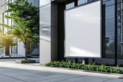 Sign Board Mockup on Building Wall Product Image 2