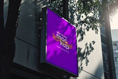 Sign Board Mockup on Building Wall Product Image 1