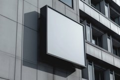 Sign Board Mockup on Building Wall Product Image 2