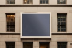 Wall Mounted Sign on Building Mockup Product Image 1
