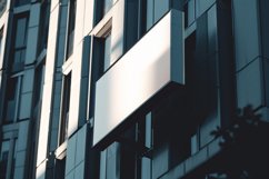 Sign Board Mockup on Building Wall Product Image 2