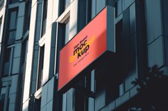 Sign Board Mockup on Building Wall Product Image 1