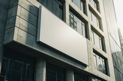 Sign Board Mockup on Building Wall Product Image 2
