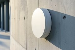 Sign Board Mockup on Building Wall Product Image 1