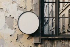 Sign Board Mockup on Building Wall Product Image 1