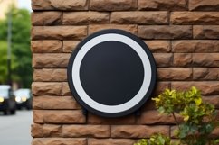 Sign Board Mockup on Wall Product Image 1