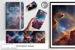 Digital Paper Outerspace nebula Product Image 1