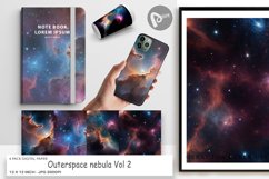 Digital Paper Outerspace nebula Product Image 1