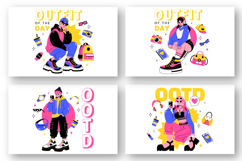 10 Outfit of the Day OOTD Illustration Product Image 3
