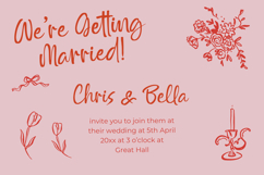 Outline Delighta  Aesthetic Handwritten Font Product Image 8