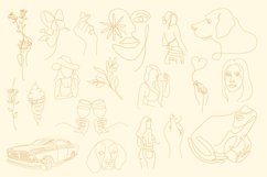 Outline Illustration Vector Set Product Image 1