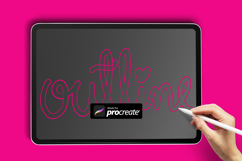 3 Procreate Liner Brushes for Soft &amp; Stylish Outlines Product Image 5