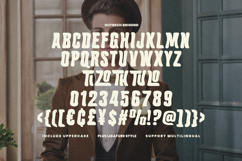 Outrech Brigend Bold Psychedelic Display Font Product Image 5