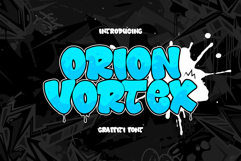 Orion Vortex - Rounded Graffiti Font Product Image 7