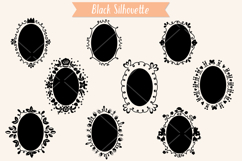 Oval Doodle Frames | Hand Drawn Round Border, Wreath Product Image 7