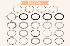 Oval Frames | Hand Drawn Border &amp; Decorative Label Product Image 2
