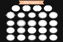 White Oval Frames | Hand Drawn Border &amp; Decorative Label Product Image 5
