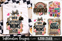Trendy Mama PNG , Retro Collage Mama 4 Designs Sublimation Product Image 9
